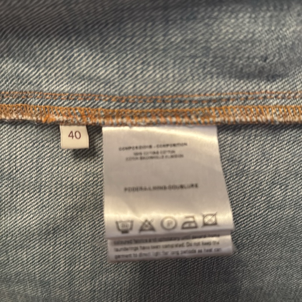 Stella McCartney Denim Baseball Shirt - Picture 3 of 4